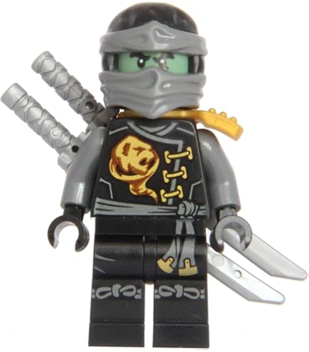 LEGO Ninjago: Zane Skybound Minifigure with Dual Gold Swords